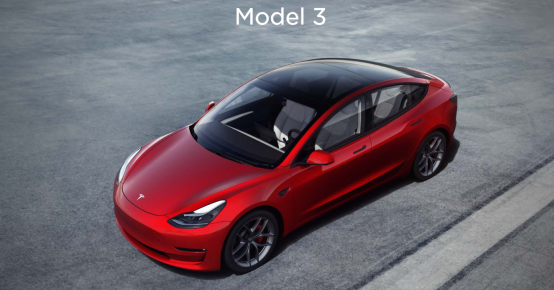 Model 3登顶2020年中国新能源车销量冠军